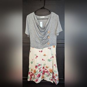 DRESSFO NWT Floral Print Dress Size XL